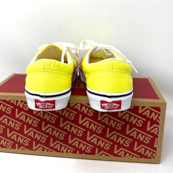 🌸 Sale 🌸 VANS Era Neon Lemon Yellow Canvas Women’s Size 7 Sneakers VN0A4U39WT7 - Picture 8 of 9